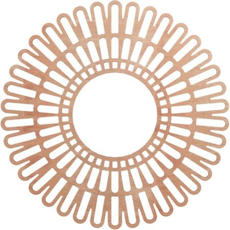 Ekena Millwork Cornelius Wood Fretwork Pierced Ceiling Medallion, Cherry, 34"OD x 12 5/8"ID x 3/8"T CMWP34X0375CRCH